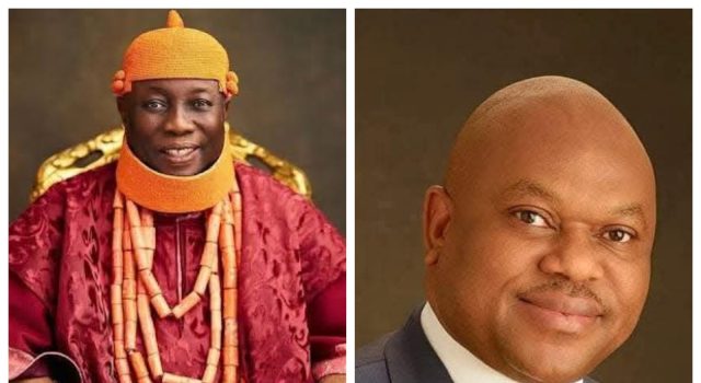 NTF President, Victor Ochei, Felicitates Asagba of Asaba, Prof. Epiphany Azinge, on His 70th Birthday